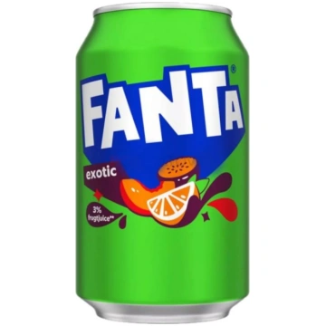 Gāzēts dzēriens FANTA Exotic, bundžā, 0.33l (DEP) 