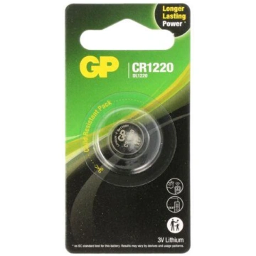 Battery: lithium | CR1220,coin | 3V | 36mAh | non-