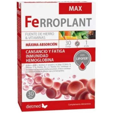 Ferroplant Max 30 Tablets Dietmed