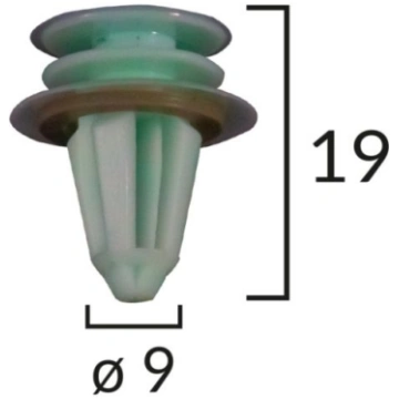 Tapsējuma podziņa ROM C60639 ROMIX