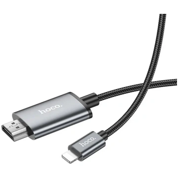 Hoco Lightning to HDMI Cable, 1080p, 2 m, UA27, me