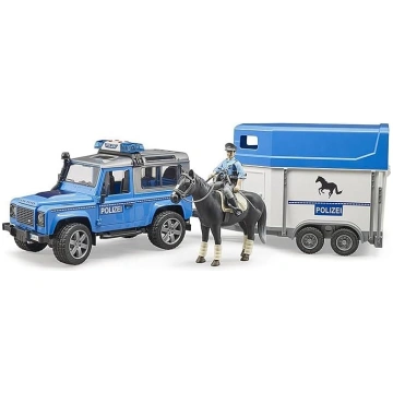 bruder 02588 Land Rover Defender policijas automaš