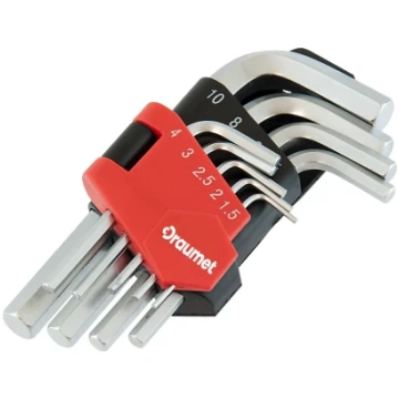 Seškanšu atslēgu komplekts 1.5-10mm, DRAUMET 3433