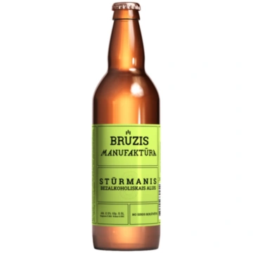 Brūzis, bezalkoholiskais alus Stūrmanis, alk. 0,5%