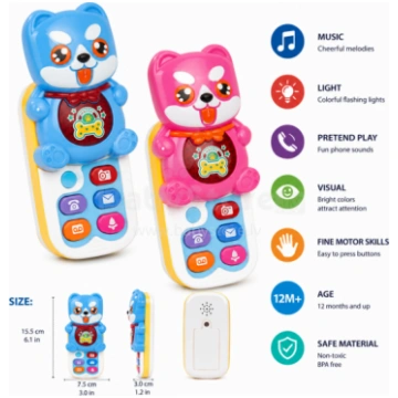 I-Toys Musical Telephone Art.182798 Muzikāls rotaļ