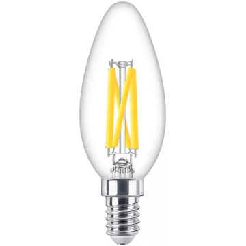 Philips Filament LED sveces formas spuldze B35 E14