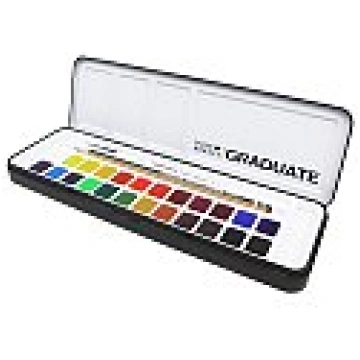 GRADUATE akvareļkrāsu komplekts "STUDENT SET", 24
