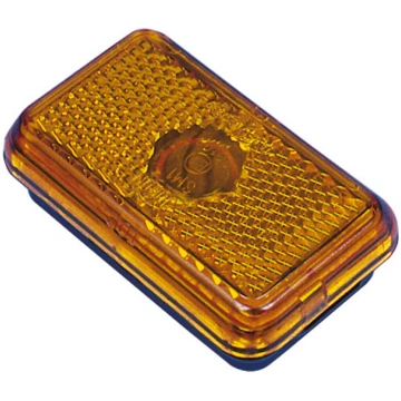 Side marker light, yellow, 74x45x25