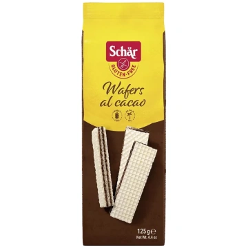 SCHAR Wafers Al Cacao bezglutēna vafeles šokolādē,