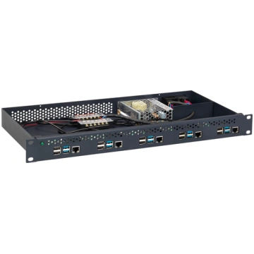 Rackmount.IT Kit for Raspberry Pi4 with P/S for ma