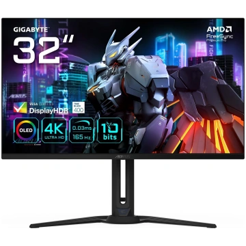 Monitors Gigabyte AORUS (FO32U), OLED, 165 Hz, 4K 