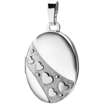 Medaillon ovāls ar Herzen 925 Silber Muttertag Val