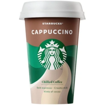 STARBUCKS piena-kafijas dzēriens Cappuccino, 220ml