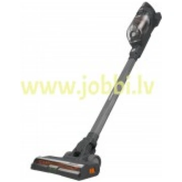 bezvadu vertikālais putekļsūcējs 2in1, 18V, Black+