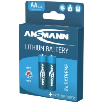 Baterijas Extreme Lithium AA 1.5V 2gab