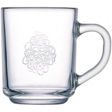 LUMINARC stikla krūze Floral, 250 ml