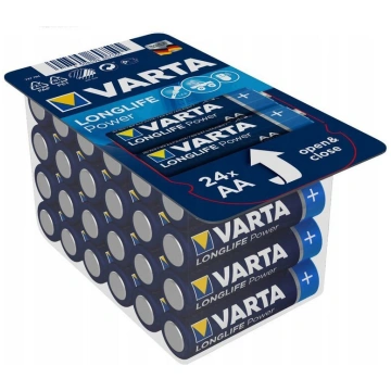 Baterija Varta Longlife Alkaline LR06 AA (24gab.)