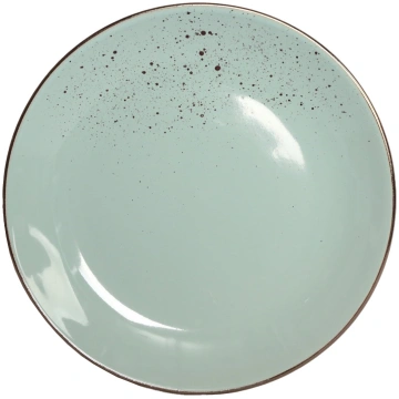 Šķīvis pusdienu Domoletti Speckle Mint, Ø 27 cm, p