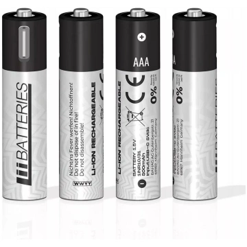 Liibattaries USB-C uzlādējamas litija jonu AAA bat
