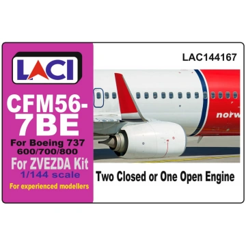 CFM56-7BE - Two Closed Or One Open Engine For Boei