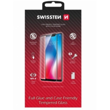 Swissten Full Face Tempered Glass Aizsargstikls Pi