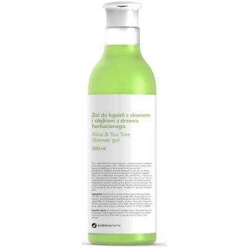 Ķermeņa mazgāšanās želeja Botanica Aloe & Tea Tree