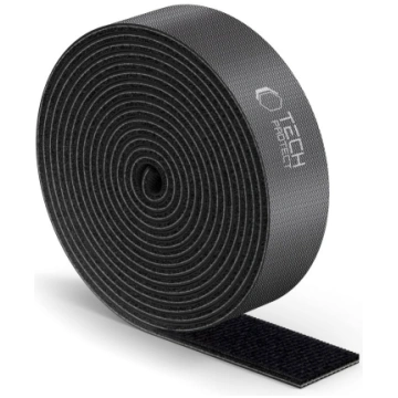 Tech-Protect Velcro Cable Organizer 3m - Black