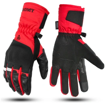 Venus Motorcycle Gloves - L / Red