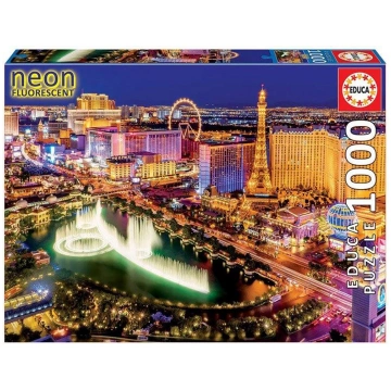 Puzle 1000 NEON LAS VEGAS 12-99 gadi EDUCA