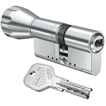 Evva Akura 44 thumbturn cylinder-Brass-27/K27