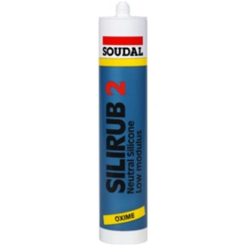SOUDAL Silirub 2 Neitrāls Silikons, Caurspīdīgs (6