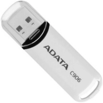 ADATA C906 64GB USB Flash Drive, White ADATA AC906