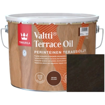 Tikkurila Valtti Terrace Oil melna eļļa terasei - 