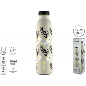 Termiskā pudele Milan 591ml, bēša