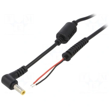 Cable | wires,DC 5,5/3,0 plug | straight | 0.5mm2