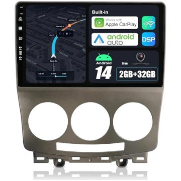 Android 13 IPS auto radio piemērots Mazda 5 (2005-