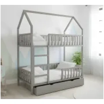 Divstāvu bērnu gulta 180 x 90 cm ar ATVILKTNI G2-P