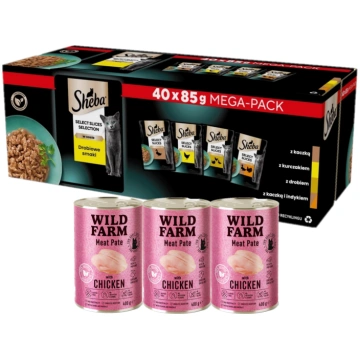 SHEBA Selection Select Slices Drobiowe Smaki sasze