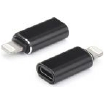 OEM Adapter Type C female to Lightning male black 