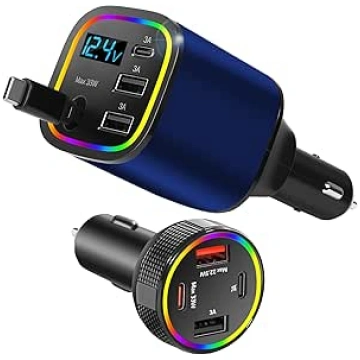 Cigarešu aizdedzinātāja USB, 4 pieslēgvietu USB ci