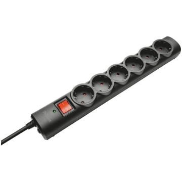 Trust 21059 surge protector Black 6 AC outlet(s) 1