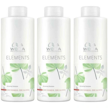Wella Elements šampūns 3x1000ml