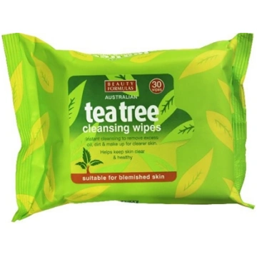 Beauty Formulas Tea Tree Chusteczki oczyszczajce o