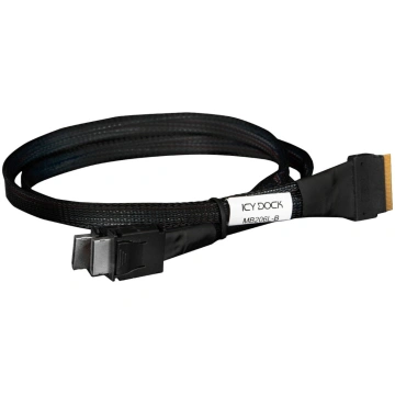Icy Dock Kabel SlimSAS x8 SFF-8654 > 2x OCuLink x4