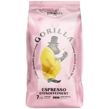 Gorilla Espresso bezkofeīna kafijas pupiņas, 1kg