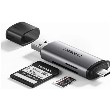Ugreen CM185 USB-C + USB 3.0 SD/Micro SD Card Read