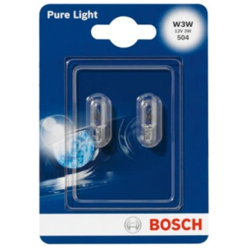 Spuldze W3W (2 gab.) Pure Light 12V 3W BOSCH