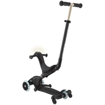 Skrejritenis Globber Go Up Deluxe Lights 360°, mel