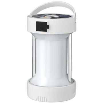 LED kempinga lampa, siltā balta saules enerģijas k
