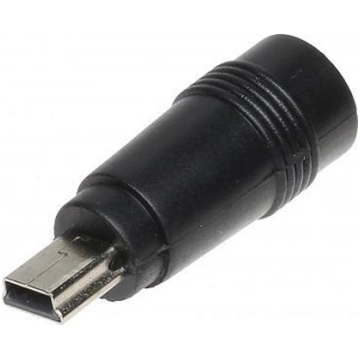 Adapter USB GT-55 MiniUSB - DC-in Czarny (USB-W-MI